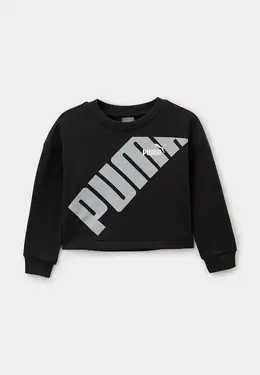 PUMA: Чёрный свитшот 