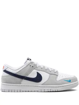 Nike: Белые кроссовки Dunk Low