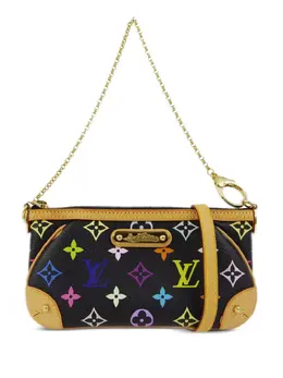 Louis Vuitton Pre-Owned: Чёрный клатч 