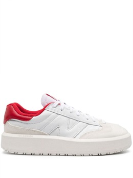 New Balance: Белые кроссовки 