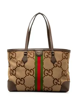 Gucci Pre-Owned: Коричневая сумка-шоппер