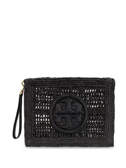 Tory Burch: Чёрный клатч  Ella