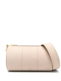 Max Mara: Бежевая сумка через плечо 