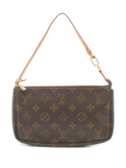 Louis Vuitton Pre-Owned: Коричневый клатч 