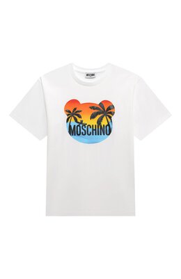 Moschino: Хлопковая футболка 