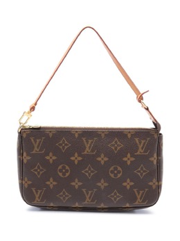 Louis Vuitton Pre-Owned: Коричневый клатч