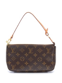 Louis Vuitton Pre-Owned: Коричневый клатч