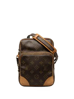 Louis Vuitton Pre-Owned: Коричневая сумка через плечо