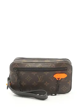 Louis Vuitton Pre-Owned: Коричневый клатч