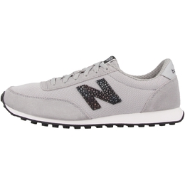 New Balance: Серые кроссовки 