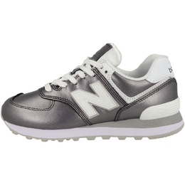 New Balance: Тёмные кроссовки  574