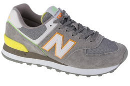 New Balance: Серые кроссовки 