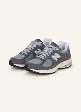 New Balance: Синие кроссовки 