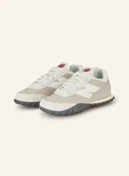 New Balance: Серые кроссовки 