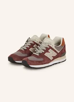 New Balance: Коричневые кроссовки  576