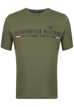 AERONAUTICA MILITARE: Зелёная футболка 