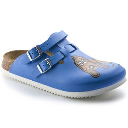 Birkenstock: Синие сабо 