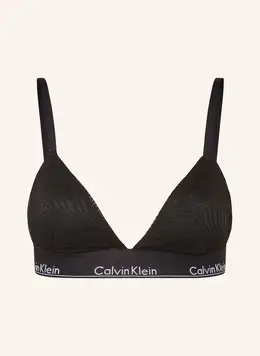 Calvin Klein: Чёрный бюстгальтер 