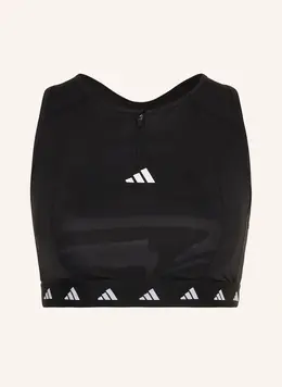 Adidas: Чёрный бюстгальтер  Training