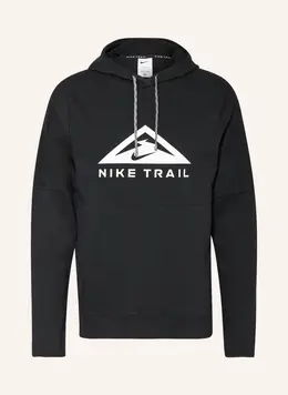 Nike: Чёрная толстовка  Trail