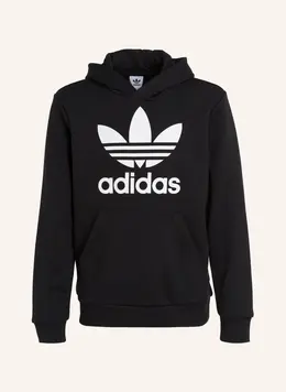 Adidas: Чёрная толстовка 