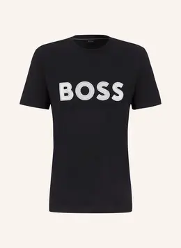 BOSS: Синяя футболка 