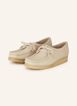 Clarks Originals: Бежевые ботинки 