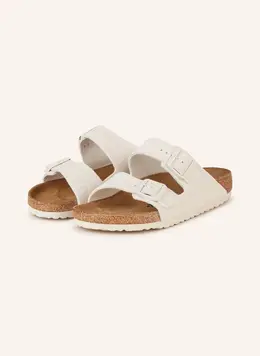 Birkenstock: Белые сабо  Arizona