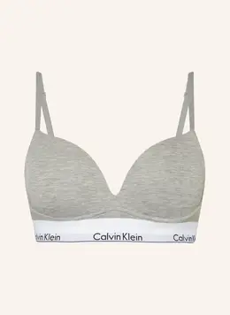 Calvin Klein: Серый бюстгальтер 