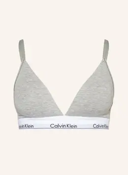 Calvin Klein: Серый бюстгальтер 