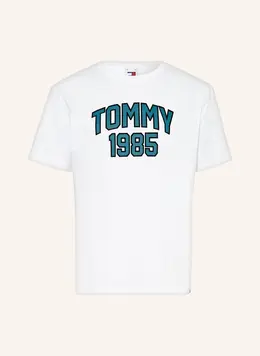 Tommy Jeans: Белая футболка 