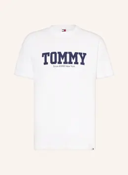 Tommy Jeans: Белая футболка 