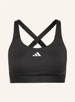 Adidas: Чёрный бюстгальтер 