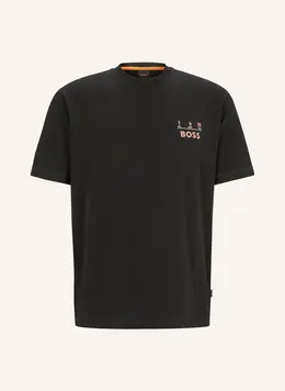 BOSS: Чёрная футболка 