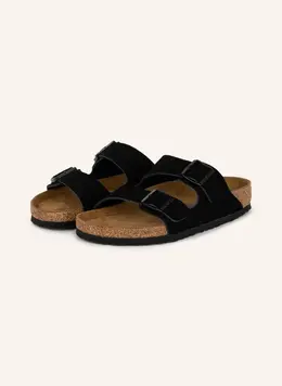 Birkenstock: Чёрные сабо  Arizona