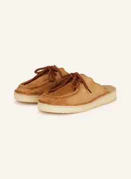 Clarks Originals: Коричневые сабо 