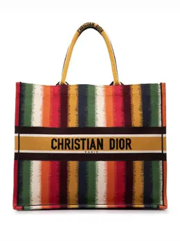 Christian Dior Pre-Owned: Сумка-шоппер в полоску