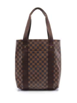 Louis Vuitton Pre-Owned: Коричневая сумка-шоппер 