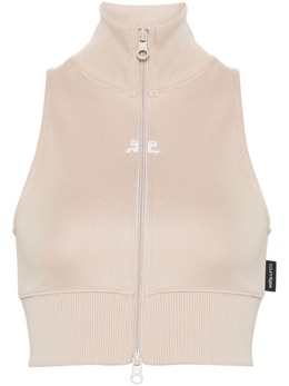 Courrèges: Бежевый жилет 