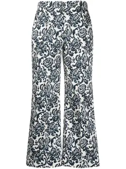 'S Max Mara: Брюки с принтом 