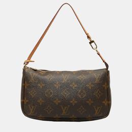 Louis Vuitton: Коричневая сумка  Pochette Accessoires