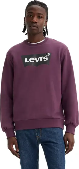 Levi's: Фиолетовый свитшот  Standard Graphic