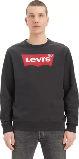 Levi's: Чёрный свитшот  Standard Graphic