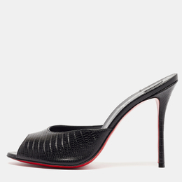 Christian Louboutin: Чёрные сандалии 