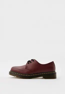 Dr. Martens: Бордовые туфли 