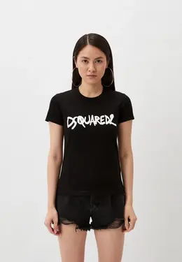 Dsquared2: Чёрная футболка 