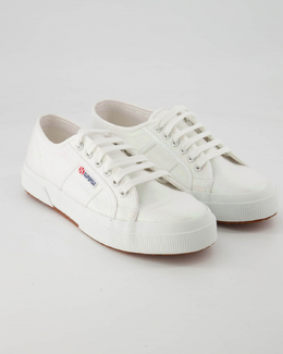 Superga: Белые кроссовки 