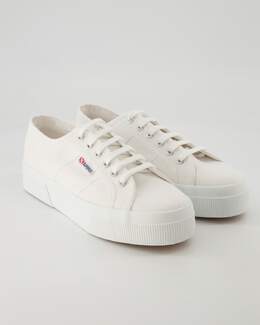 Superga: Белые кроссовки 