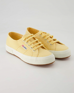 Superga: Жёлтые кроссовки 