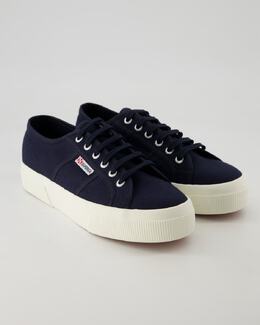 Superga: Синие кроссовки 